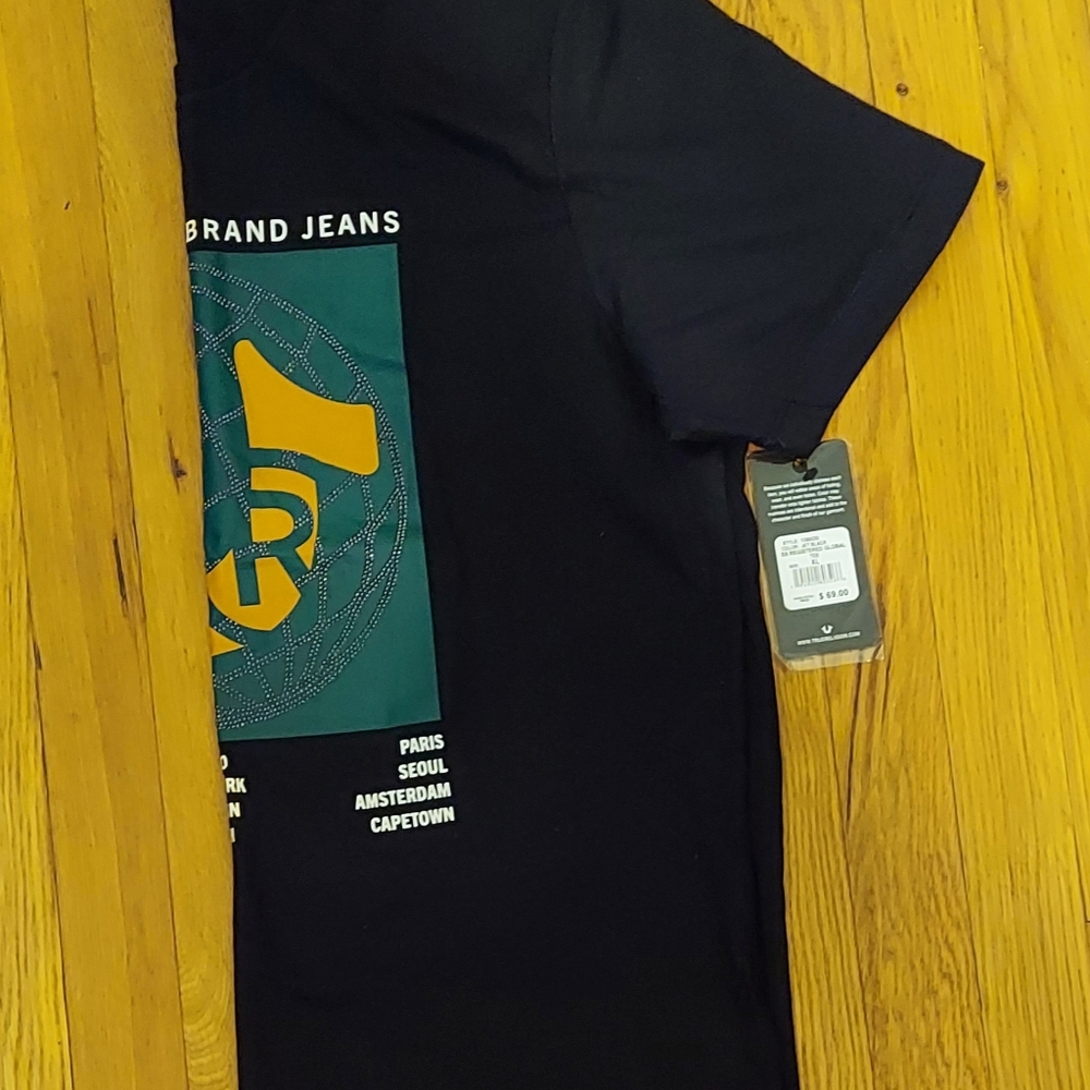 New! True Religion Global Tee, MEN"S XL - Picture 4 of 8